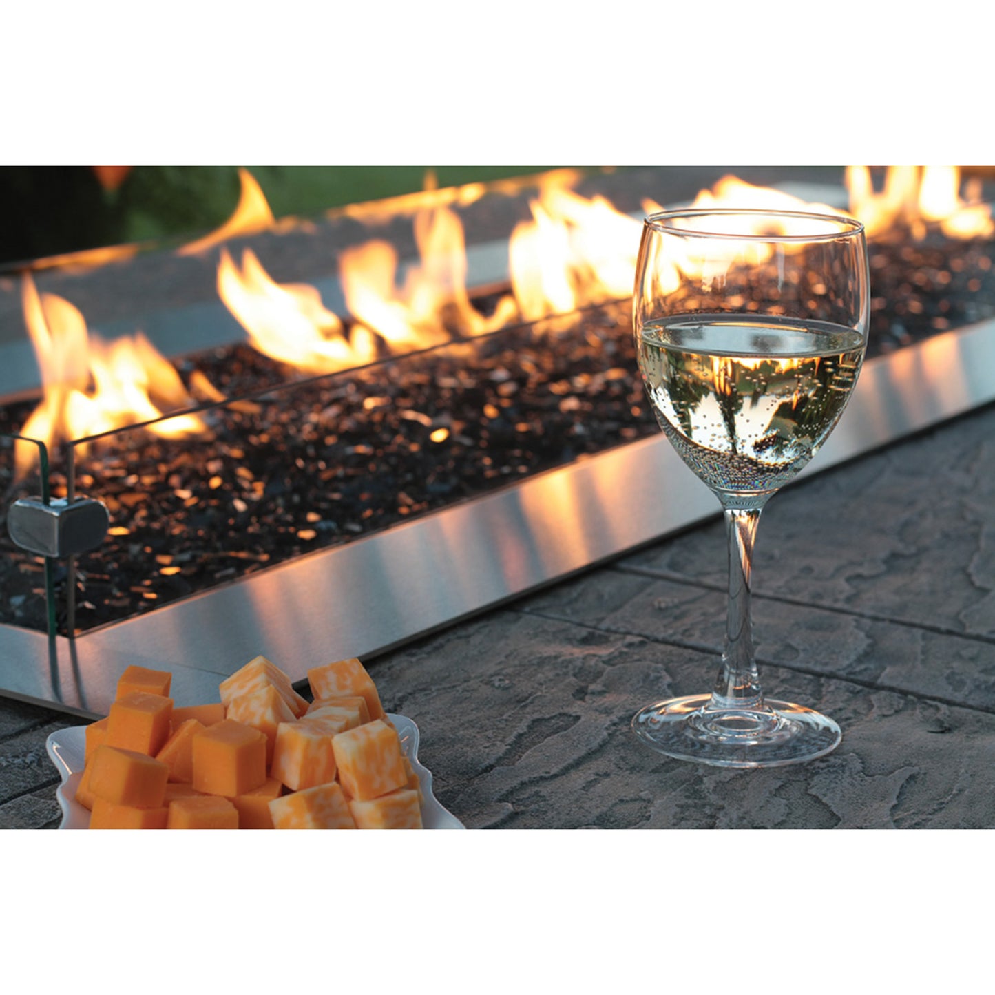 Empire Carol Rose Coastal Collection Linear 48'' Outdoor Fire Pit