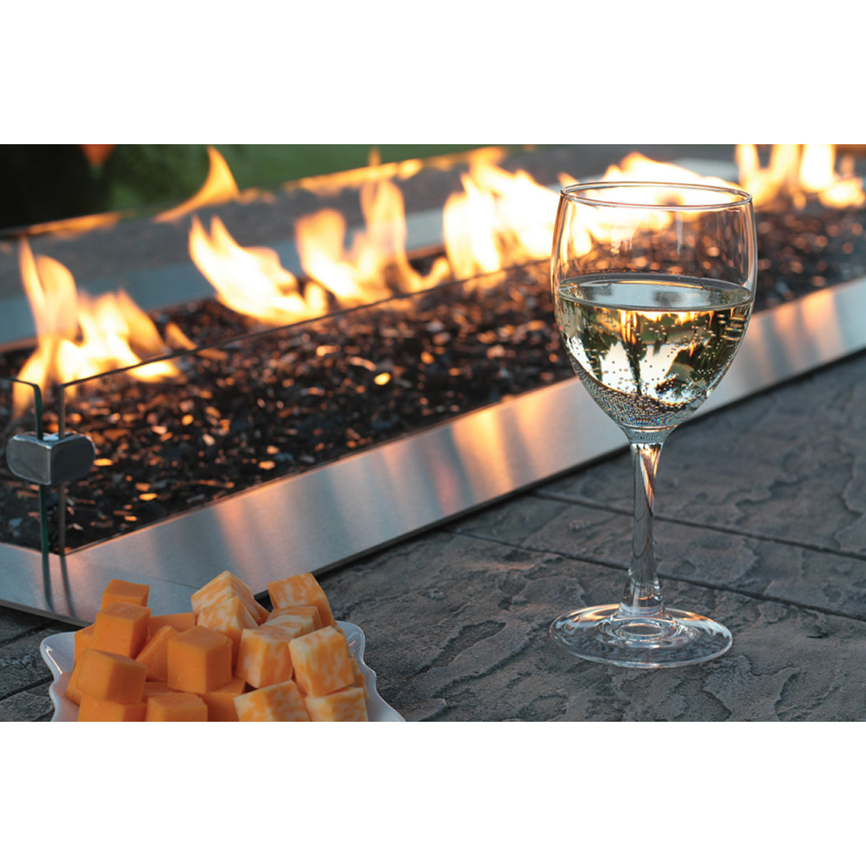 Empire Carol Rose Coastal Collection Linear 60'' Outdoor Fire Pit