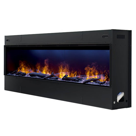 Dimplex 86'' Optimyst Linear Vapor Fireplace with Acrylic Ice and Driftwood Media