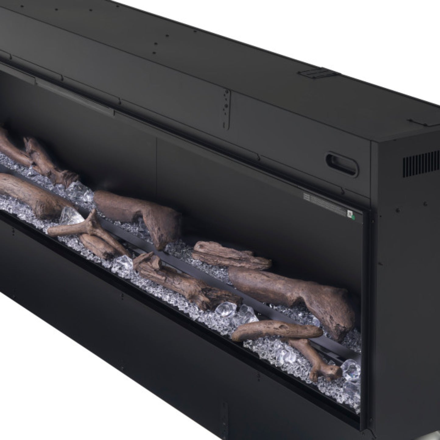 Dimplex 66" Optimyst Linear Electric Fireplace with Acrylic Ice and Driftwood Media