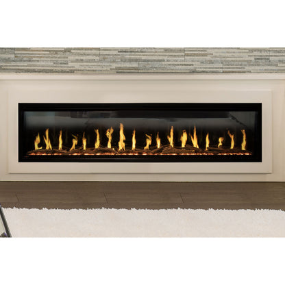 Modern Flames Orion 76" Slim Heliovision Virtual Recessed / Wall Mount Electric Fireplace