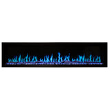 Modern Flames Orion Multi Electric Fireplace, 73'' Wall Mount Studio Suite | Driftwood Gray