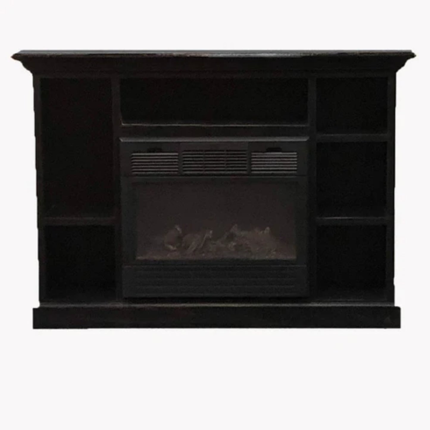 Buck Stove Model 1127 Prestige Combo Vent Free Gas Stove  Black Mantel