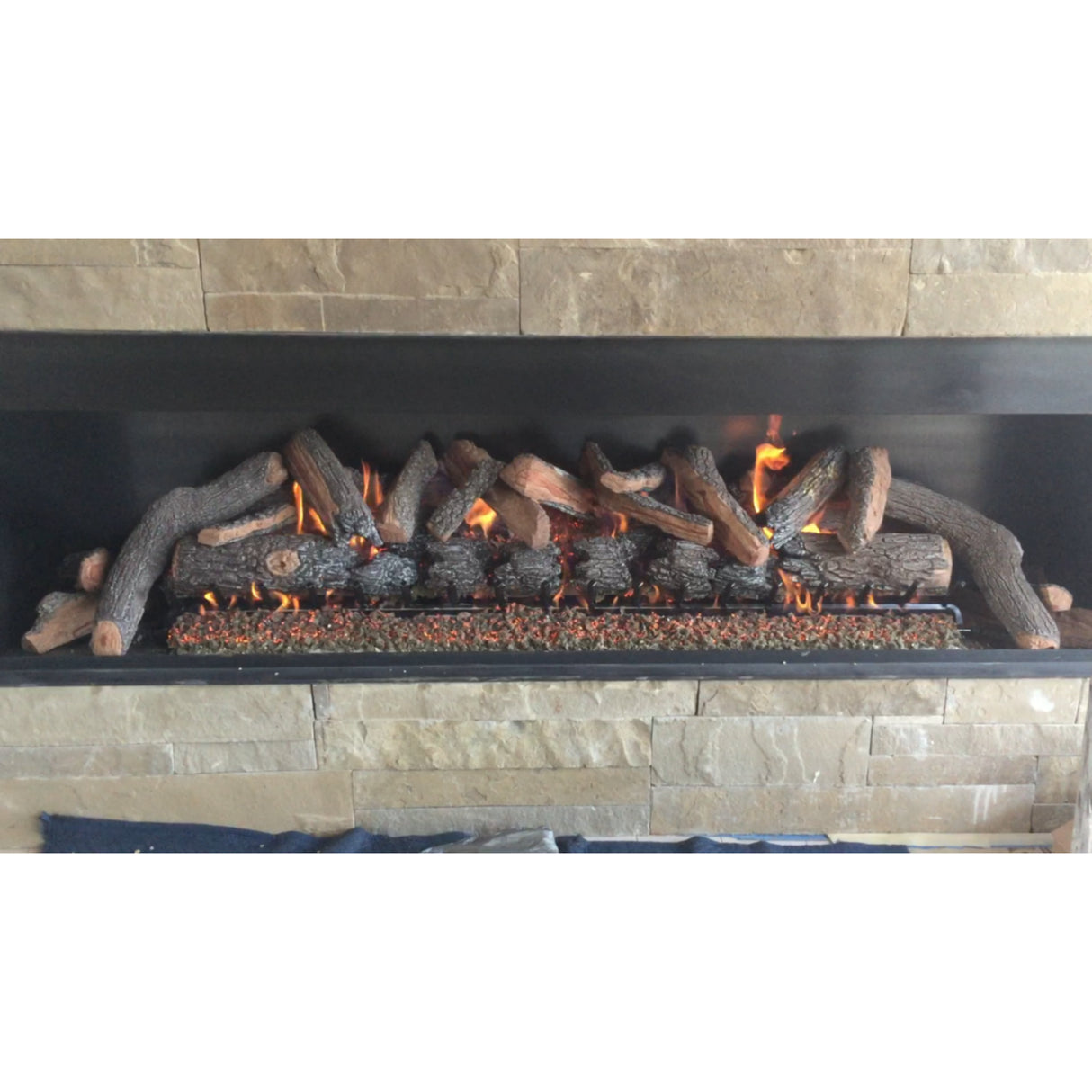 Mason-Lite 36'' - 120'' Linear Gas Fireplace, 12" B-VENT