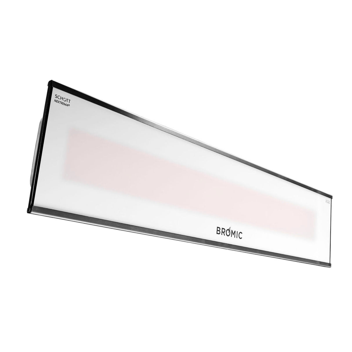 Bromic Platinum Smart-Heat 4500 Watt Radiant Infrared Outdoor Electric Heater, 220-240V | White