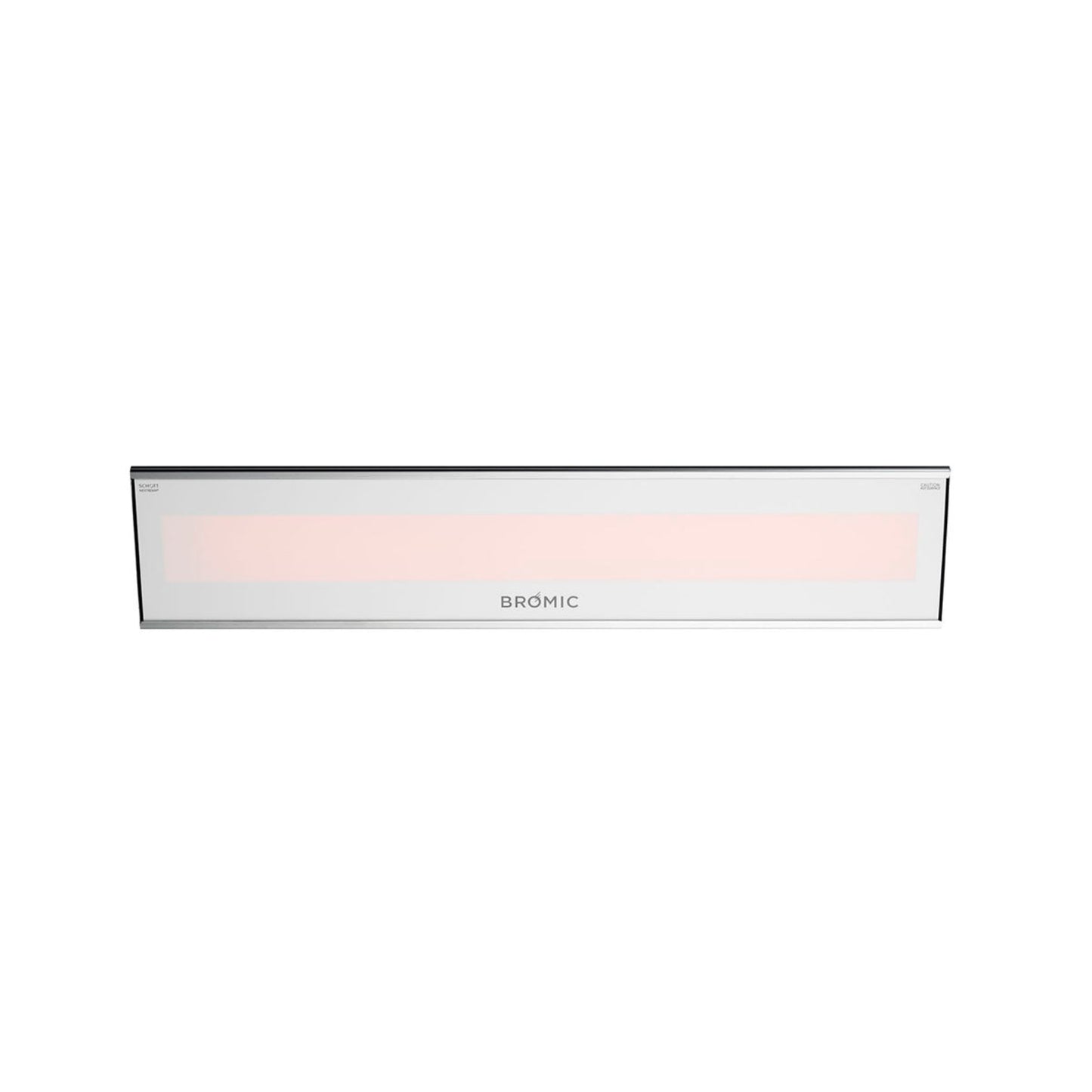 Bromic Platinum Marine Smart-Heat 2300 Watt Radiant Infrared Outdoor Electric Heater, 220-240V | White