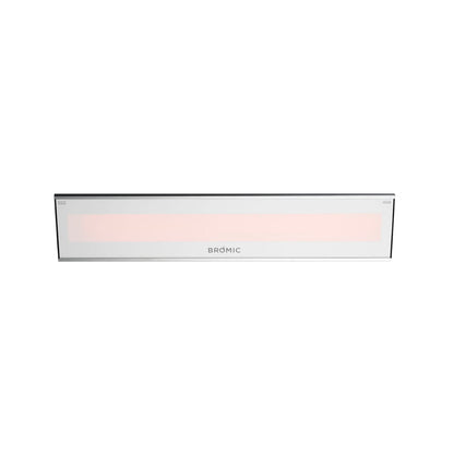 Bromic Platinum Marine Smart-Heat 3400 Watt Radiant Infrared Outdoor Electric Heater, 220-240V | White