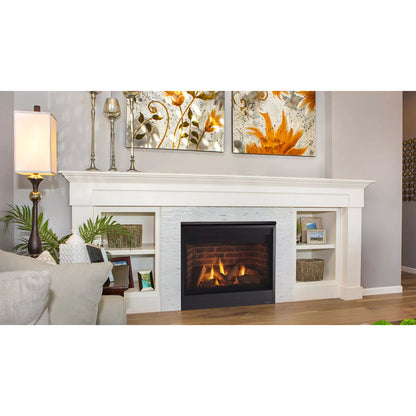 Majestic Quartz 42" Top/Rear Direct Vent Fireplace with IntelliFire Touch Ignition