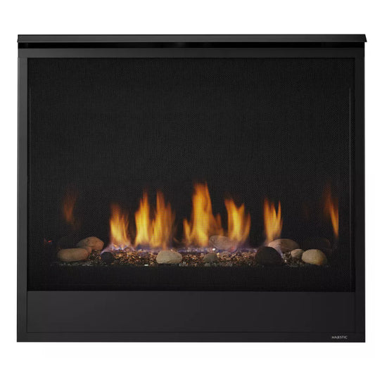 Majestic Quartz 32" Top/Rear Direct Vent Fireplace with IntelliFire Touch Ignition