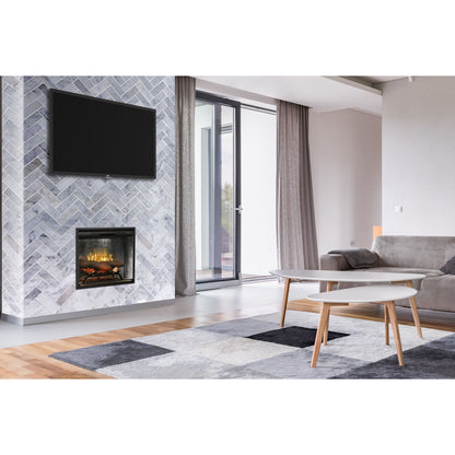 Dimplex Revillusion 24 inch Built-In Electric Firebox | Weathered Concrete