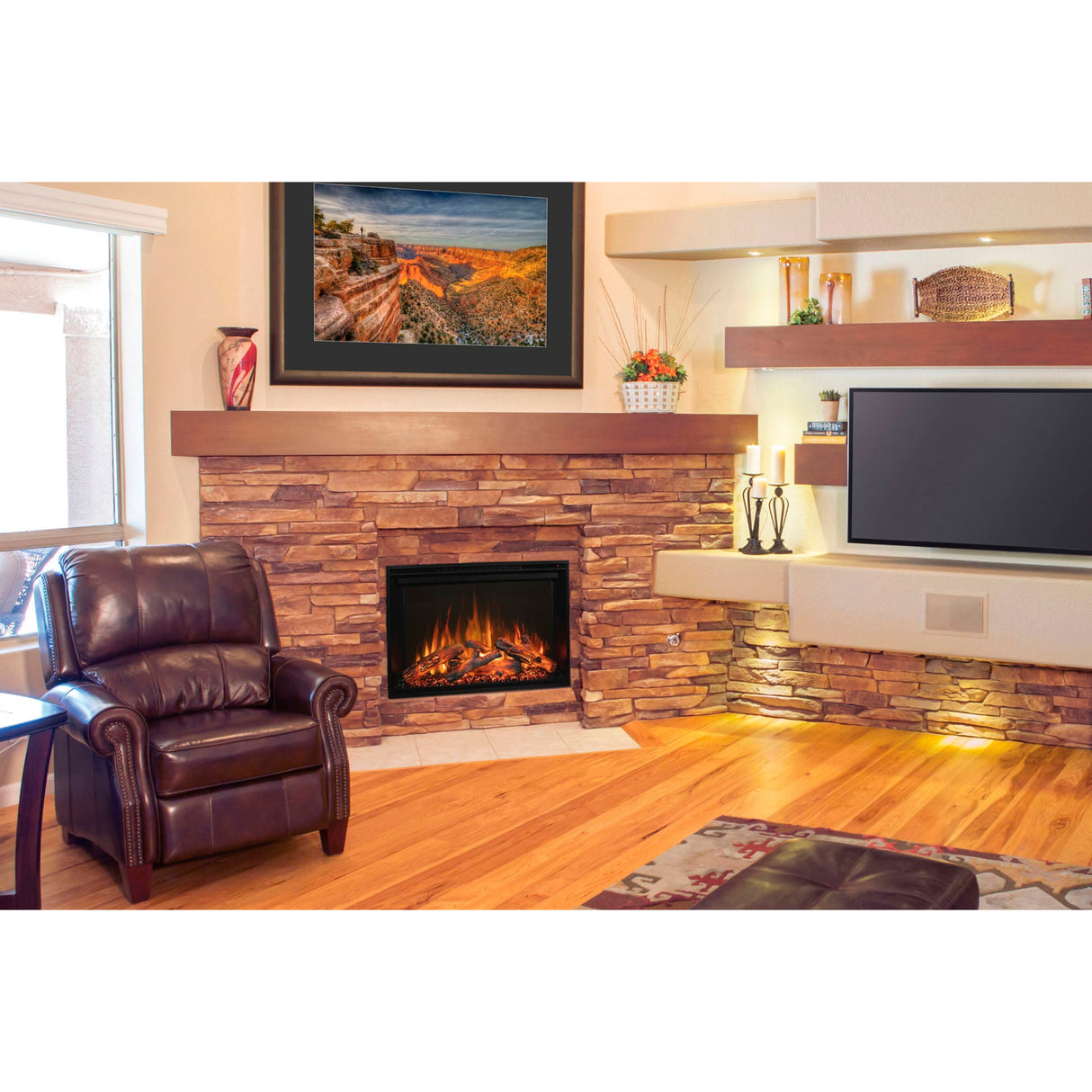 Modern Flames 42'' Redstone Insert Mount Conventional Electric Fireplace