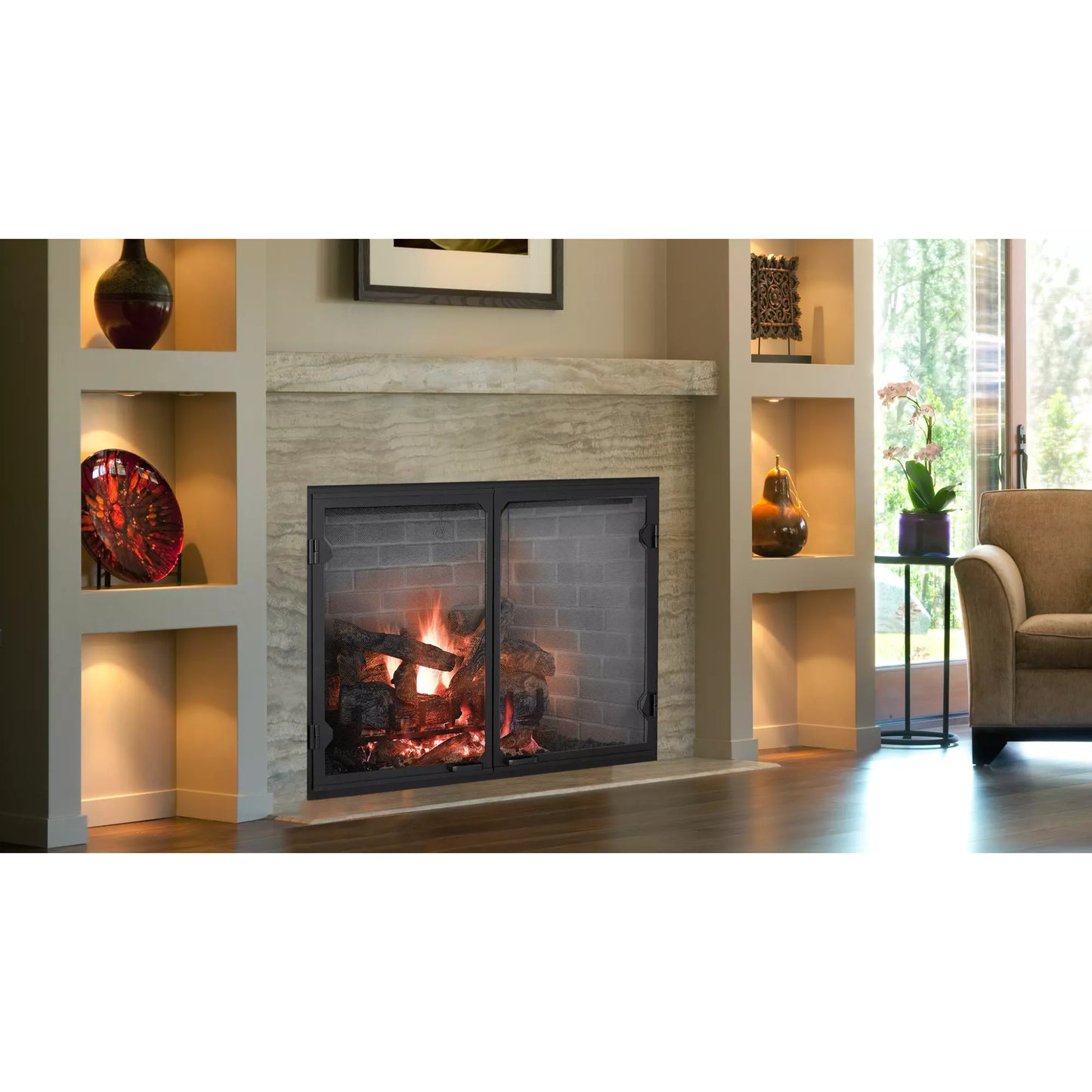 Majestic Biltmore 36" Radiant Wood Burning Fireplace