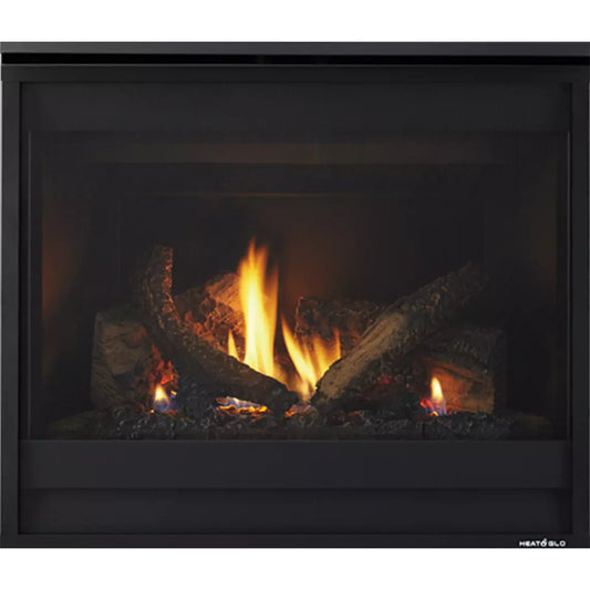 Heat & Glo SlimLine 3X 28" Direct Vent Gas Fireplace Top/Rear Vent with IntelliFire Touch