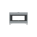 Flare Fireplace Modern See Through Linear Fireplace with 16" Glass