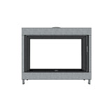 Flare Fireplaces Modern Commercial See Through with 30″ Extra High Glass