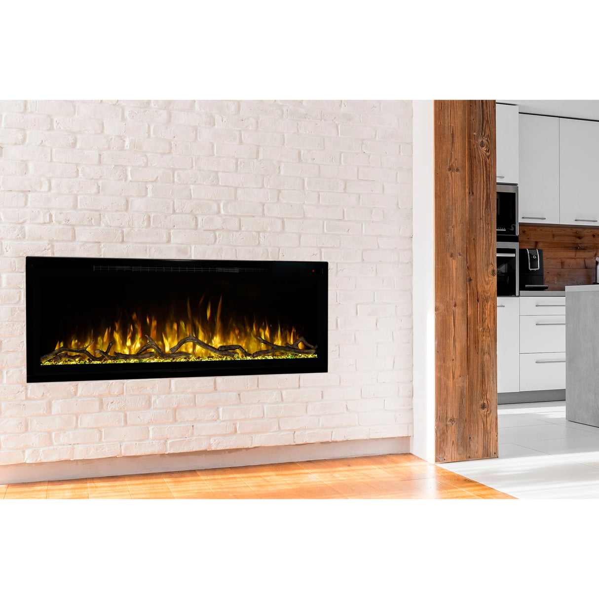 Modern Flames 100'' Spectrum Slimline Wall Mount / Recessed Linear Electric Fireplace