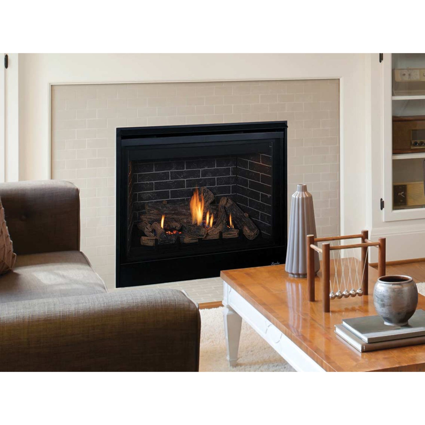 Superior DRT3535 35" Direct-Vent Fireplace, Top/Rear Combo