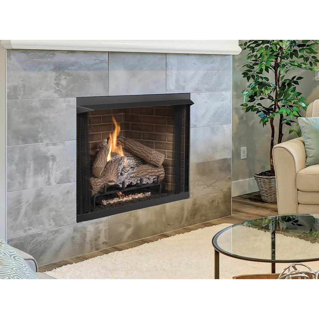 Superior VRT3136 36" Vent-Free Fireboxes, Front Open