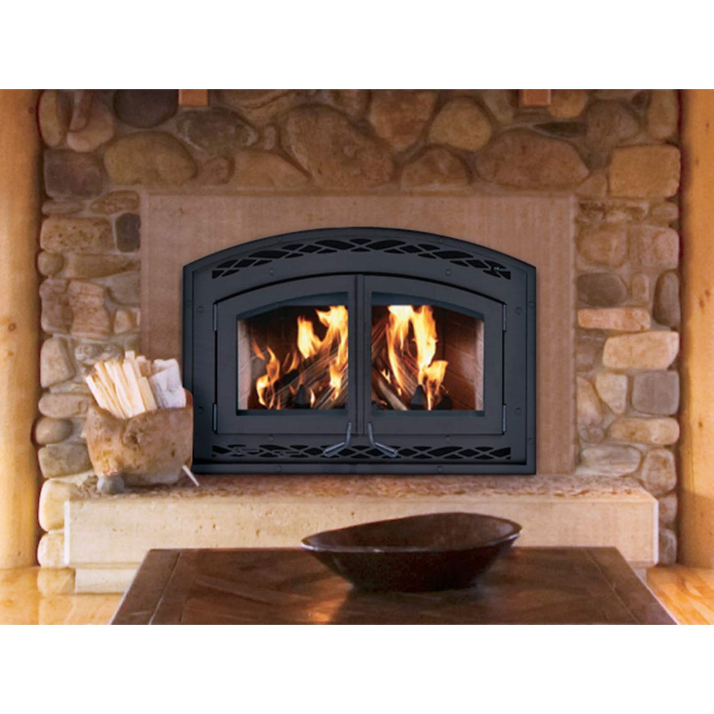 Superior WCT6940 EPA Certified Wood-Burning Fireplace, Front Open