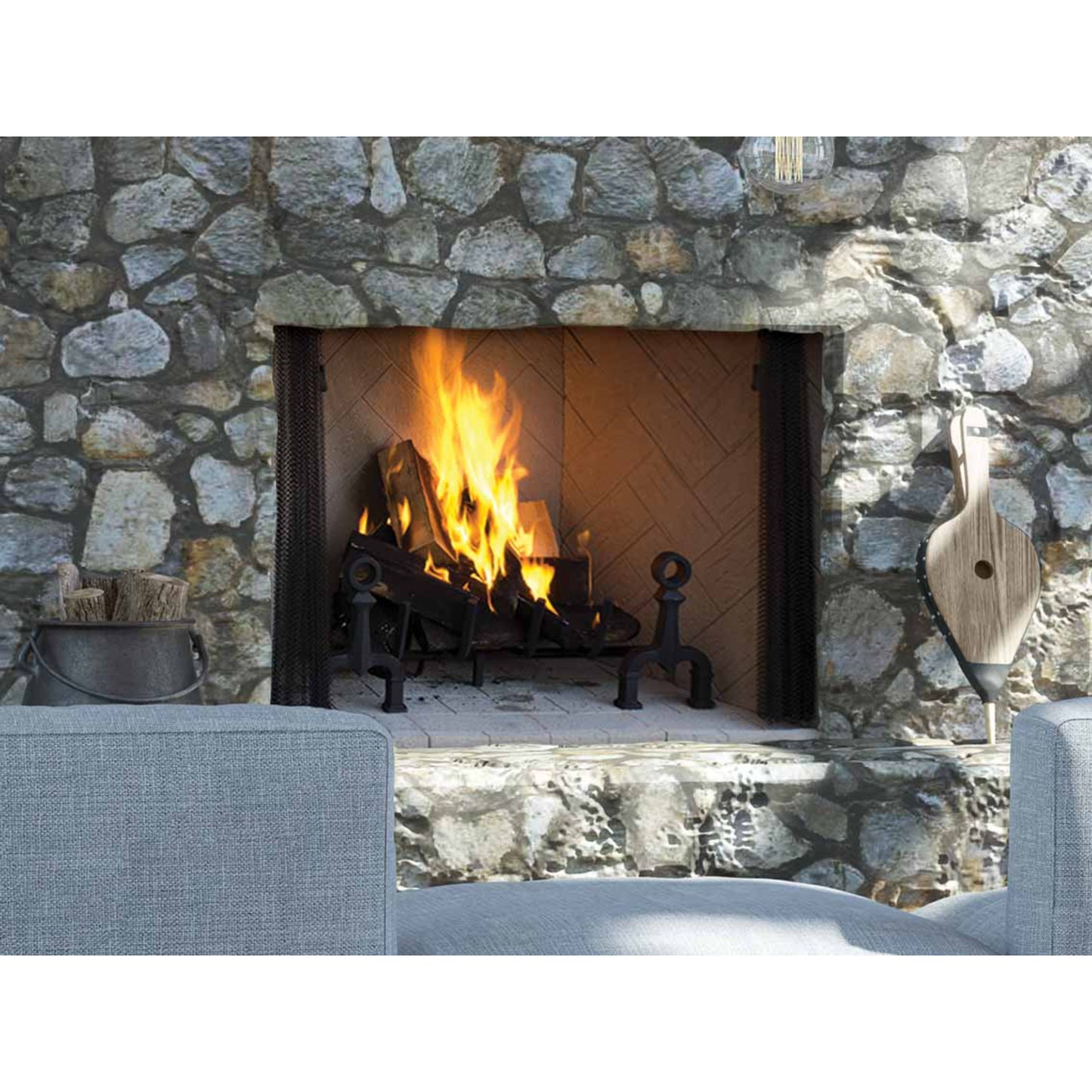 Superior WRT4550 50" Wood-Burning Fireplace, Paneled