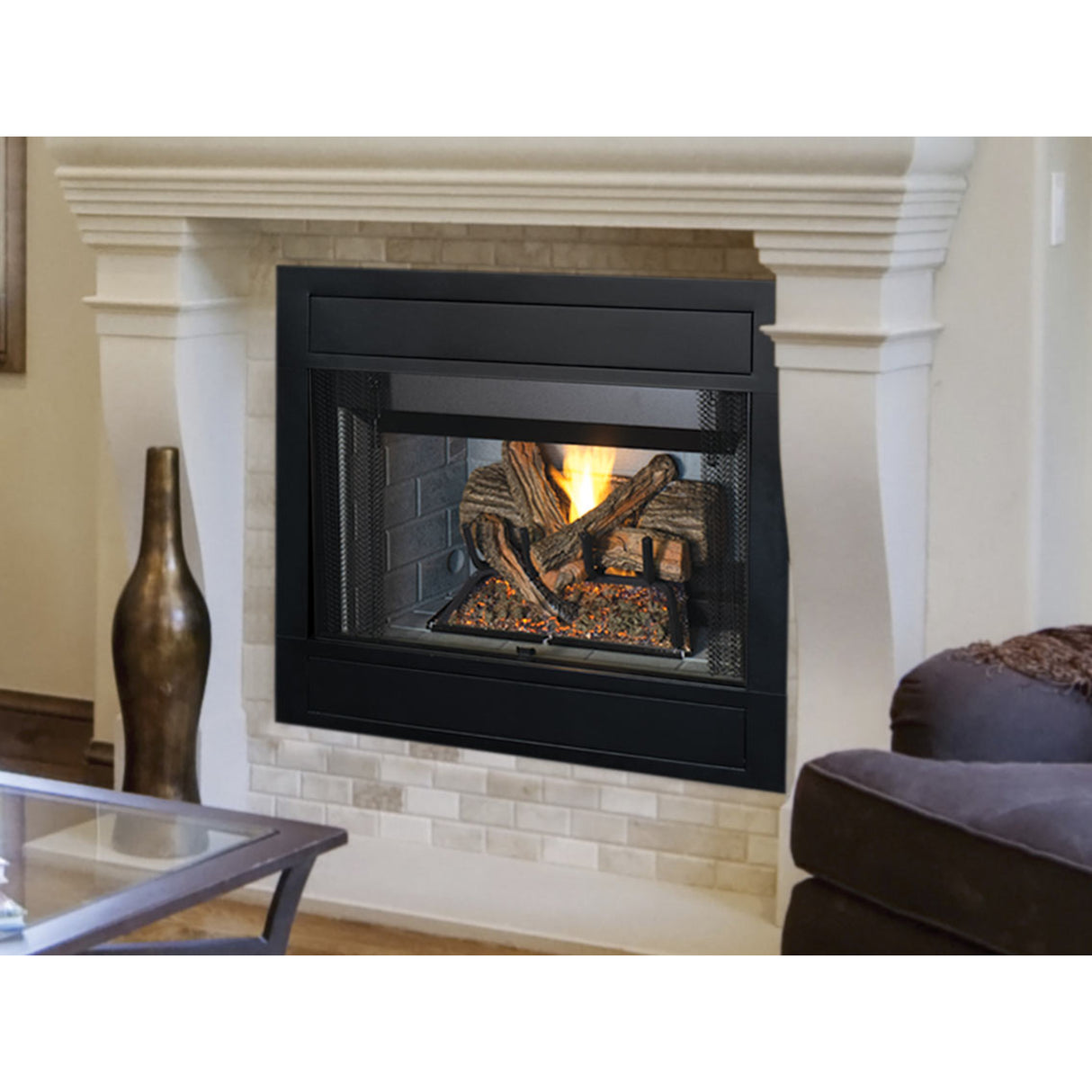 Superior BRT4542 42" B-Vent Fireplace, Radiant