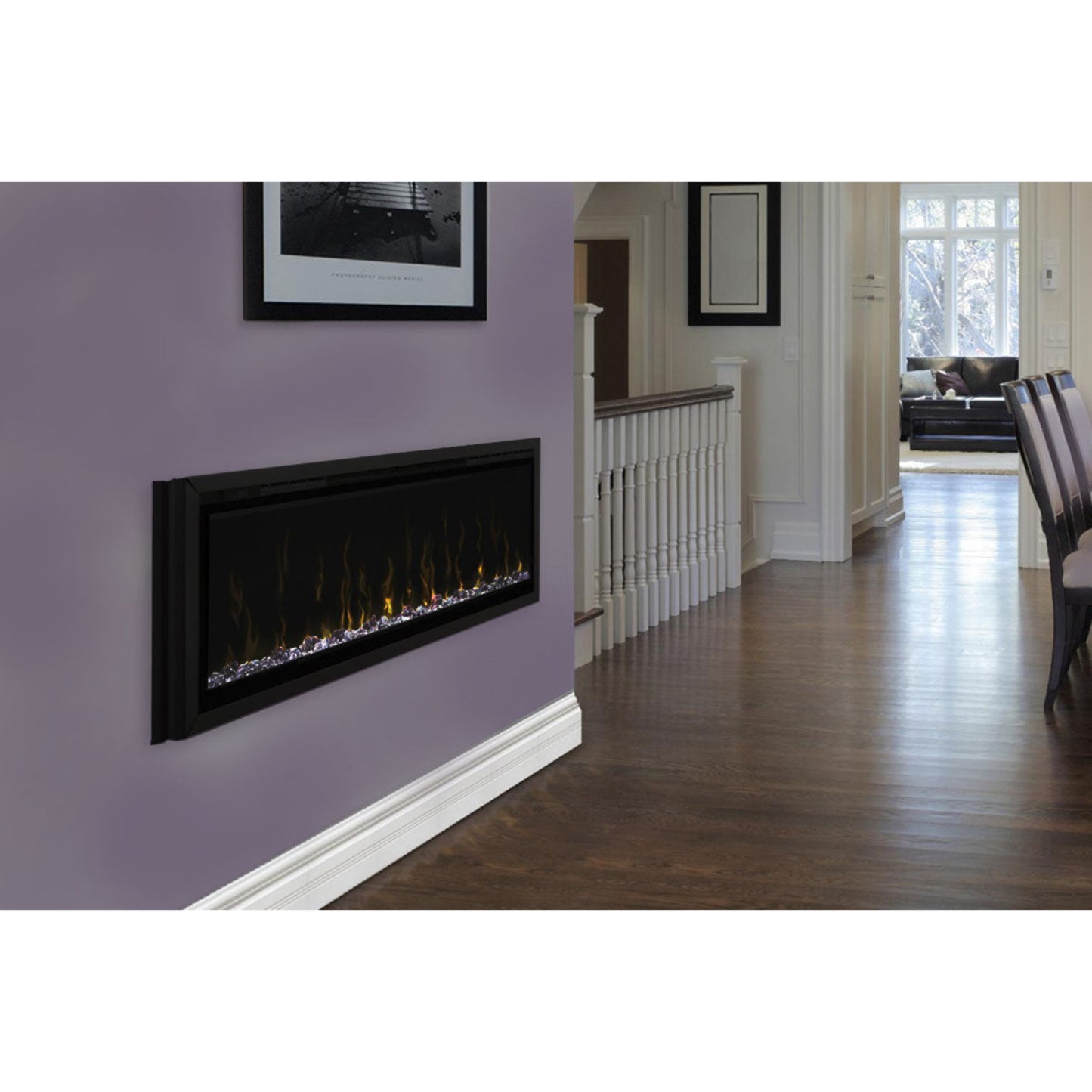 Dimplex IgniteXL 74" Linear Recessed / Built in Electric Fireplace