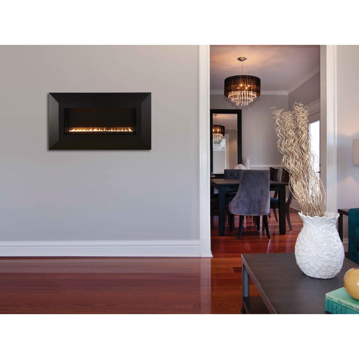 Empire Boulevard Vent-Free Linear Fireplace, SL 30