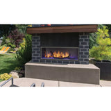 Heat & Glo Lanai 60'' Outdoor Linear Fireplace with IntelliFire Ignition, Single-sided