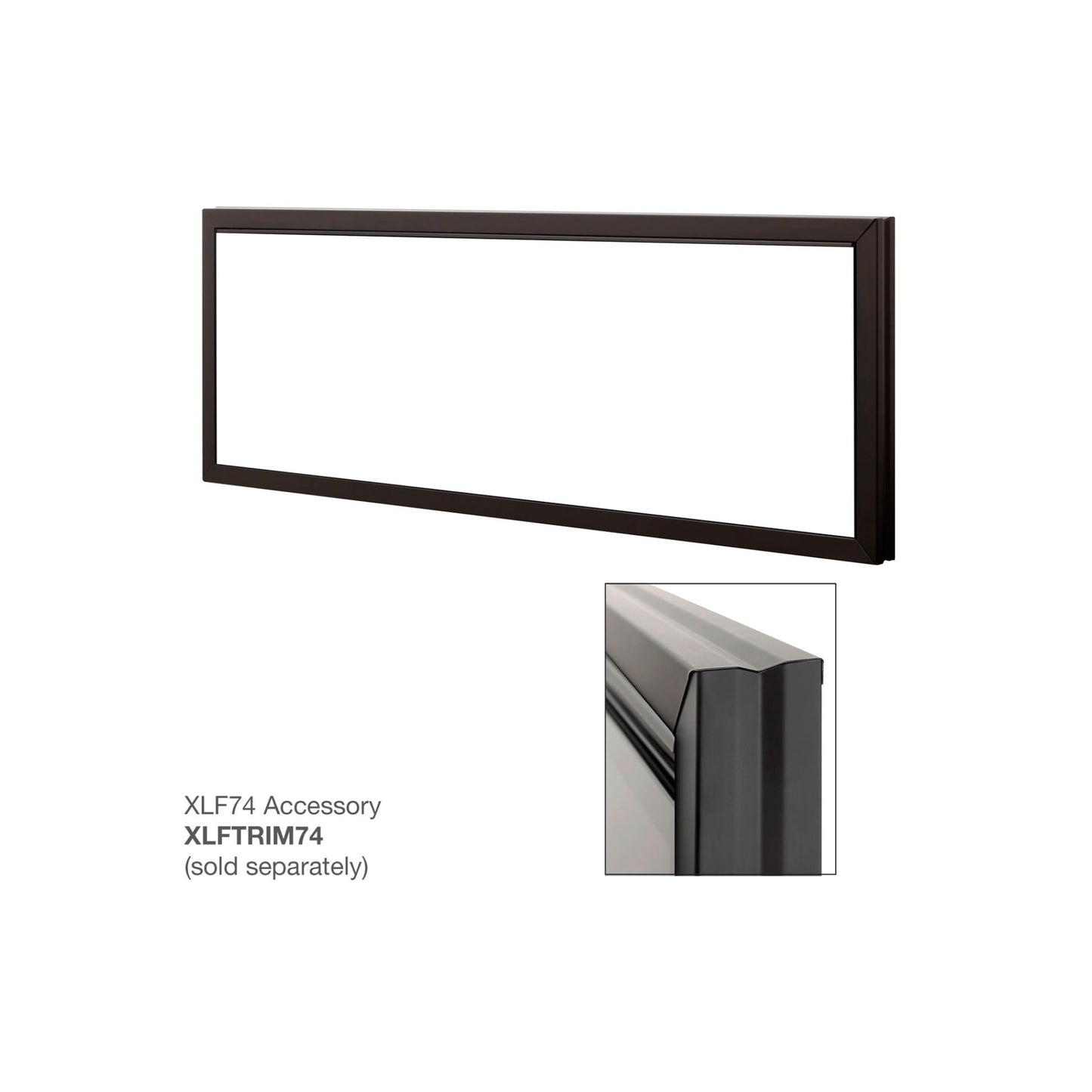 Dimplex IgniteXL 74" Linear Recessed / Built in Electric Fireplace