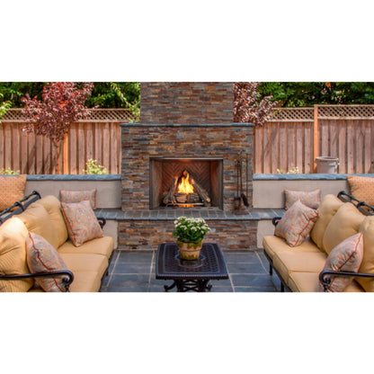 Majestic Courtyard 42" Traditional Outdoor Vent Free Natural Gas Fireplace With IntelliFire Ignition System