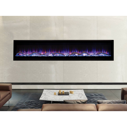 Superior ERL3060 60" Linear Electric Fireplaces, Radiant, Front View