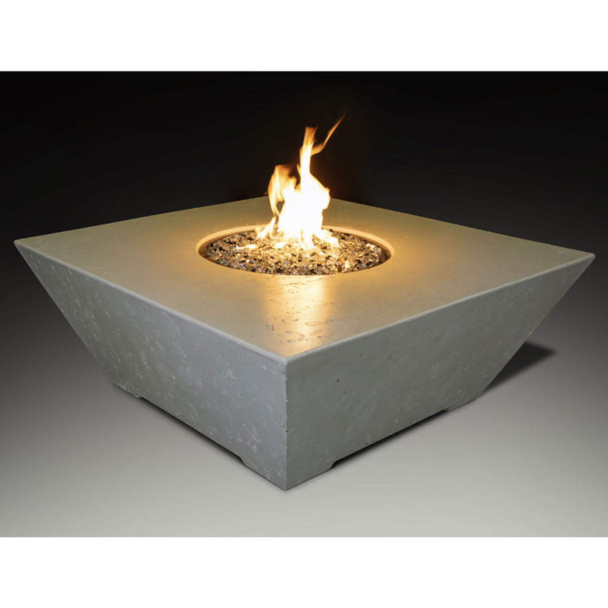 Grand Canyon Olympus Square Fire Pit Table - 18" HIGH