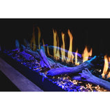 Modern Flames Orion Multi Electric Fireplace, 73'' Wall Mount Studio Suite | Driftwood Gray