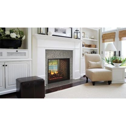 Majestic Fortress Indoor/Outdoor Gas Fireplace with IntelliFire Touch Ignition System, See-through