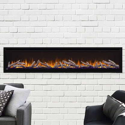 Napoleon Alluravision 74'' Deep Depth Electric Fireplace