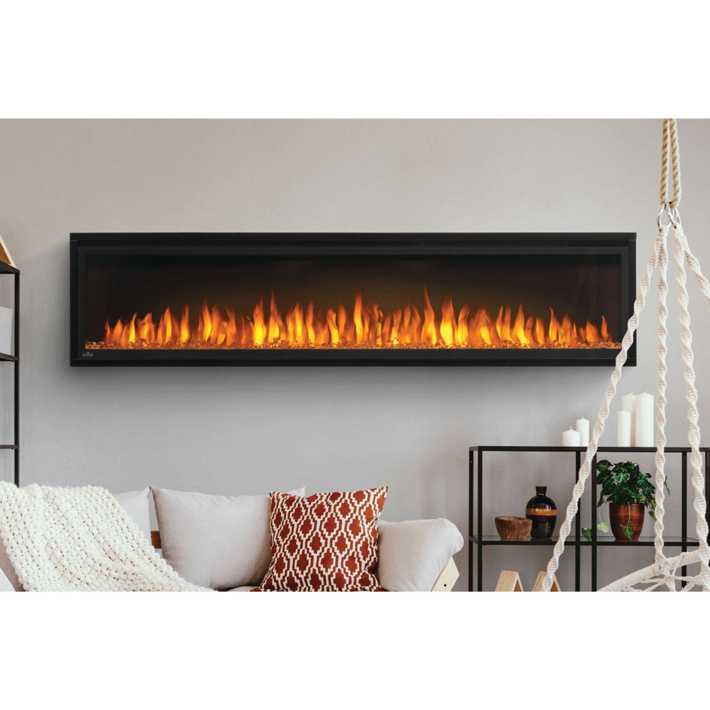 Napoleon Entice 72'' Wall Mount / Recessed Linear Electric Fireplace