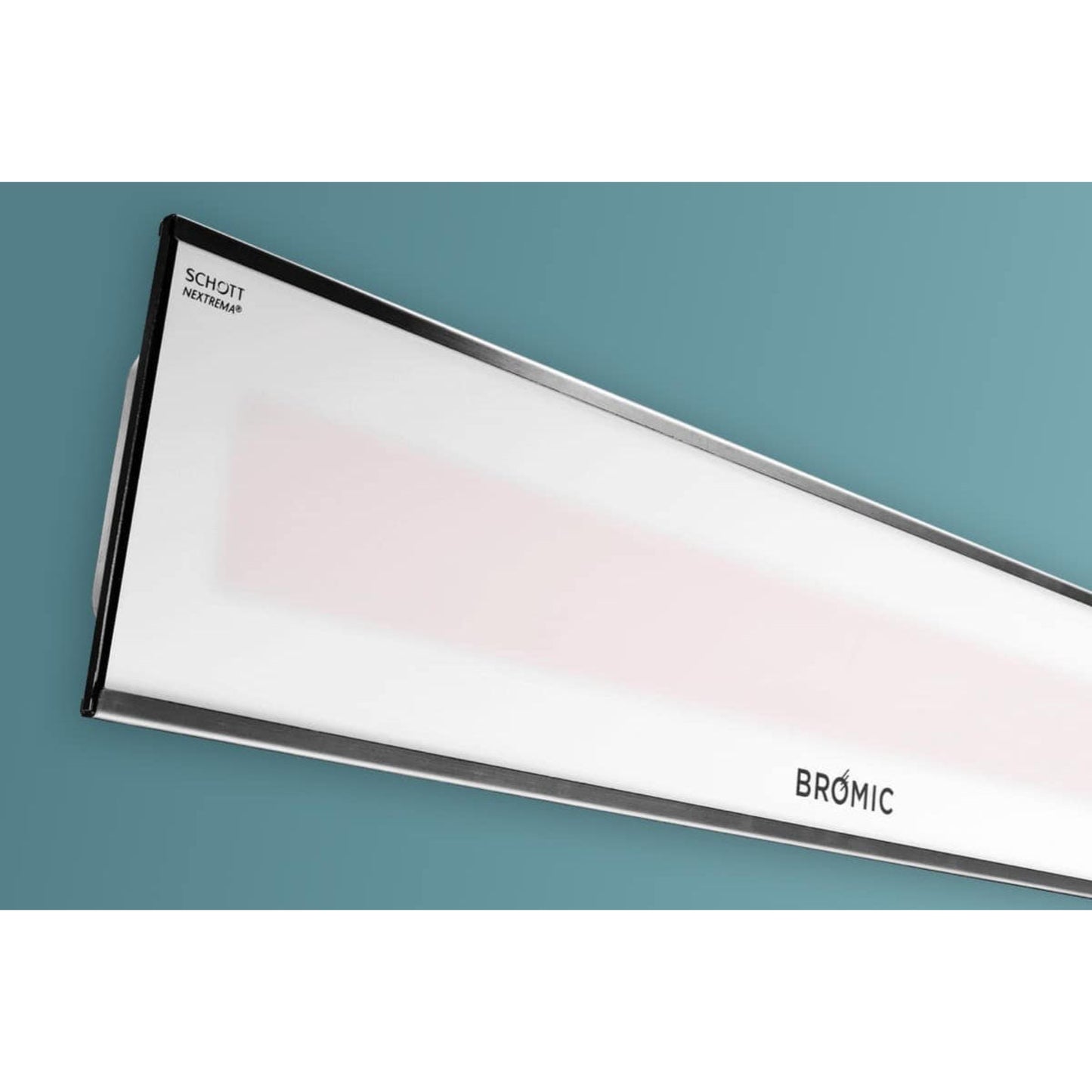 Bromic Platinum Smart-Heat 2300 Watt Radiant Infrared Outdoor Electric Heater | White | 208V