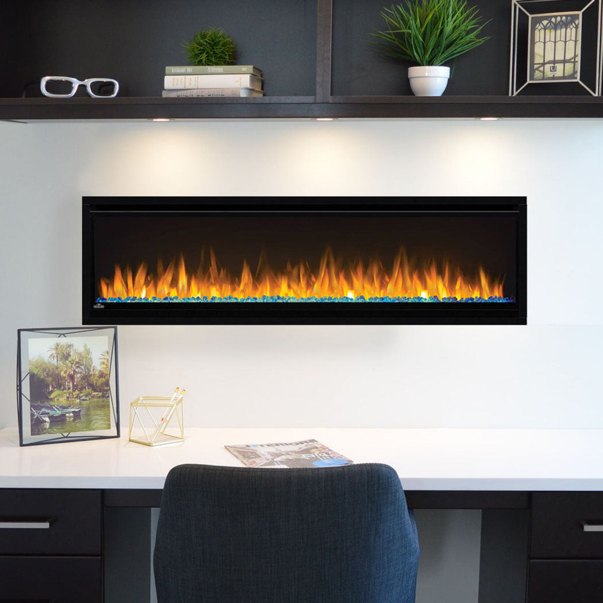 Napoleon Alluravision 60'' Slimline Electric Fireplace