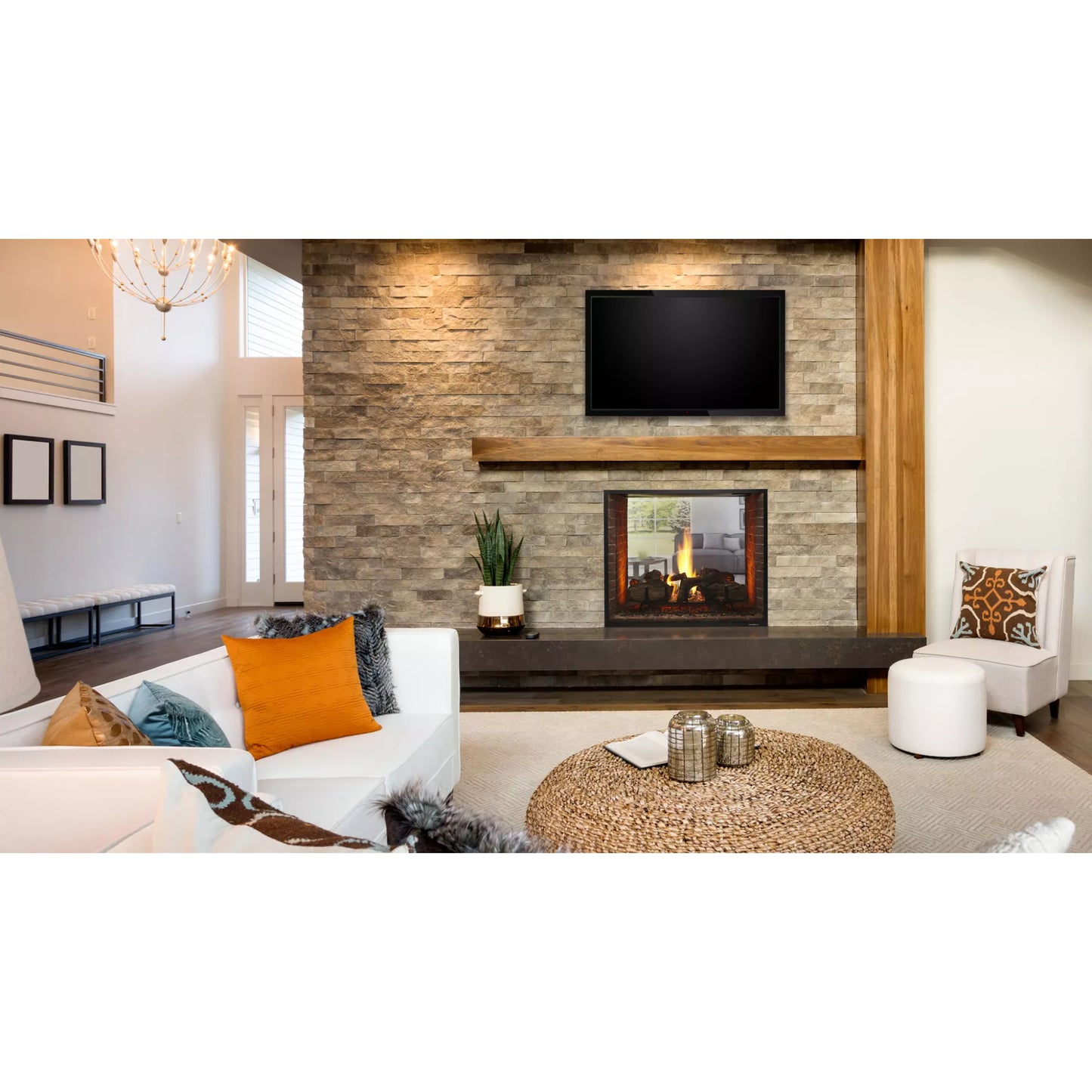 Heat & Glo Escape 42'' See-Through Direct Vent Gas Fireplace