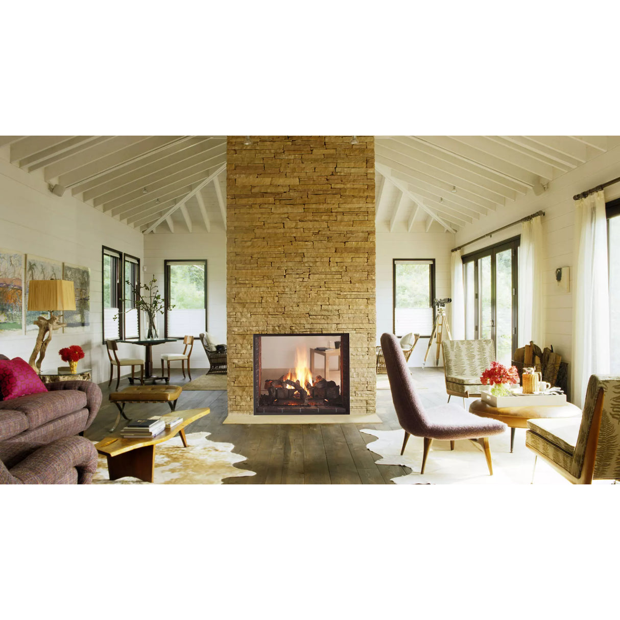 Heat & Glo Escape 42'' See-Through Direct Vent Gas Fireplace