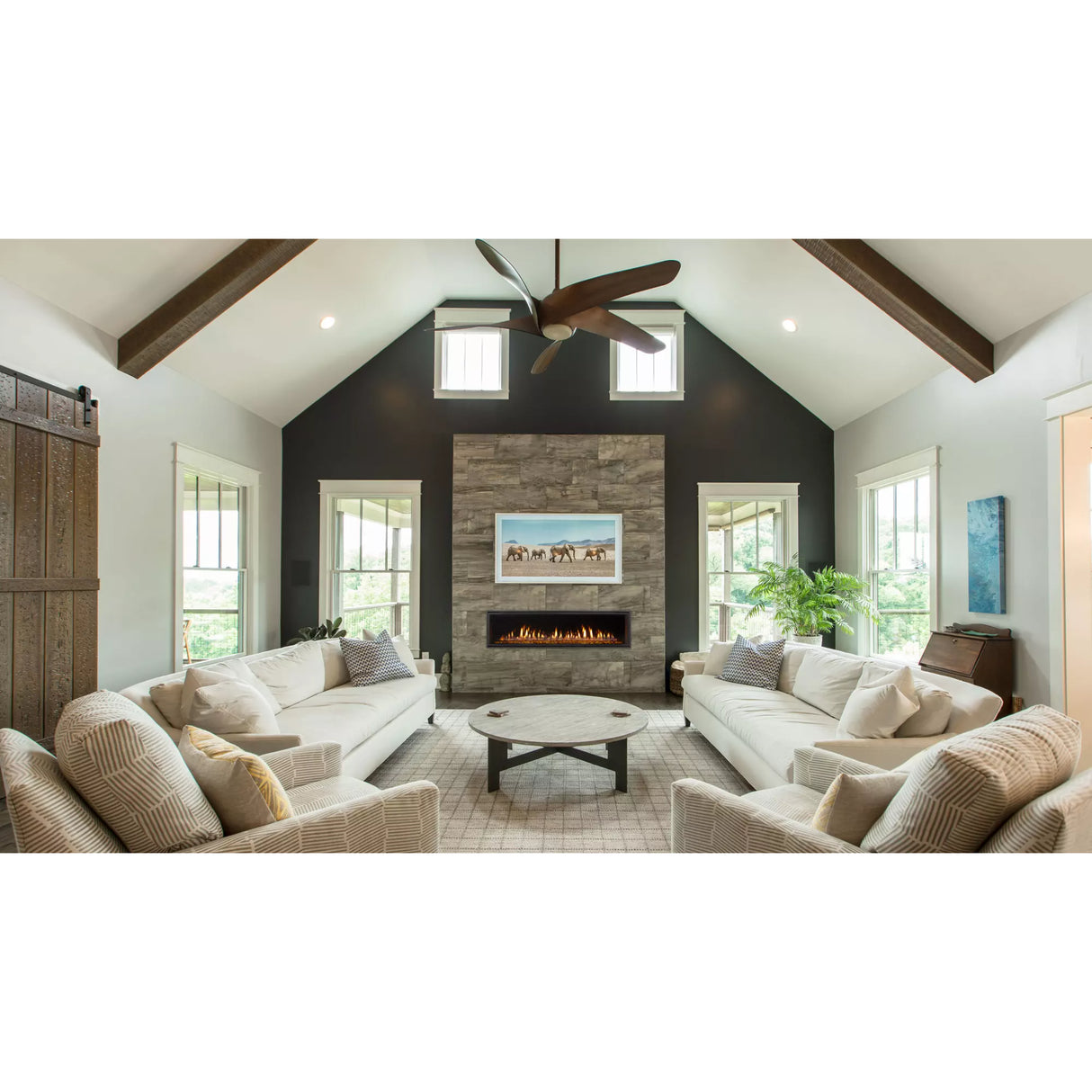 Heat & Glo Mezzo 72" Top Direct Vent Gas Fireplace