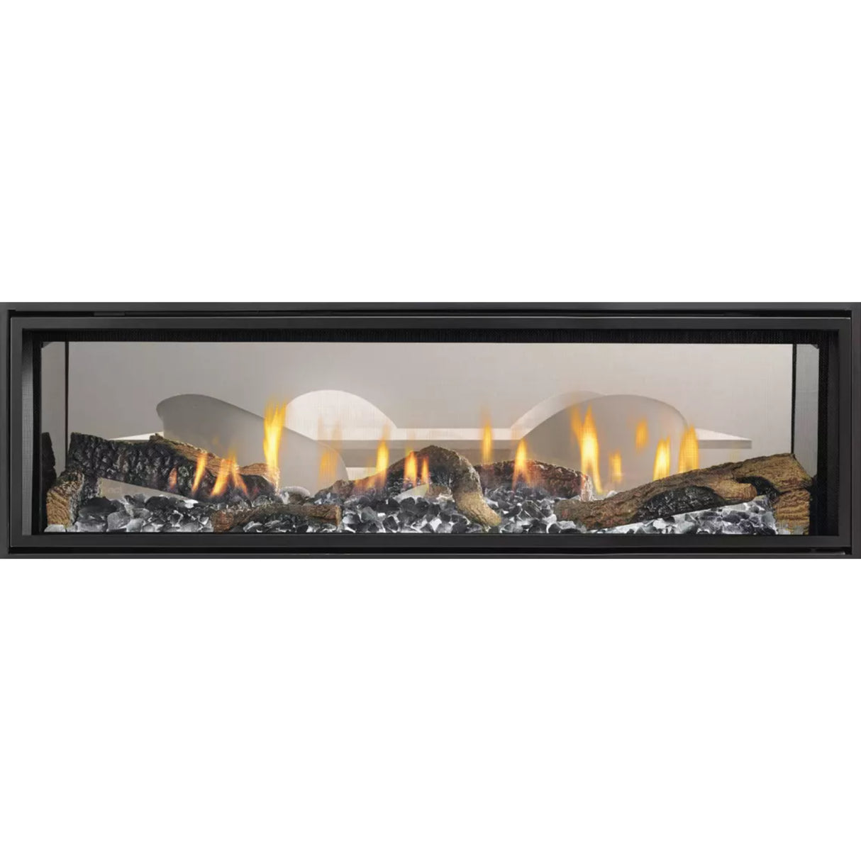 Heat & Glo MEZZO 60'' See-Through Top Direct Vent Fireplace with IntelliFire Touch Ignition (NG)