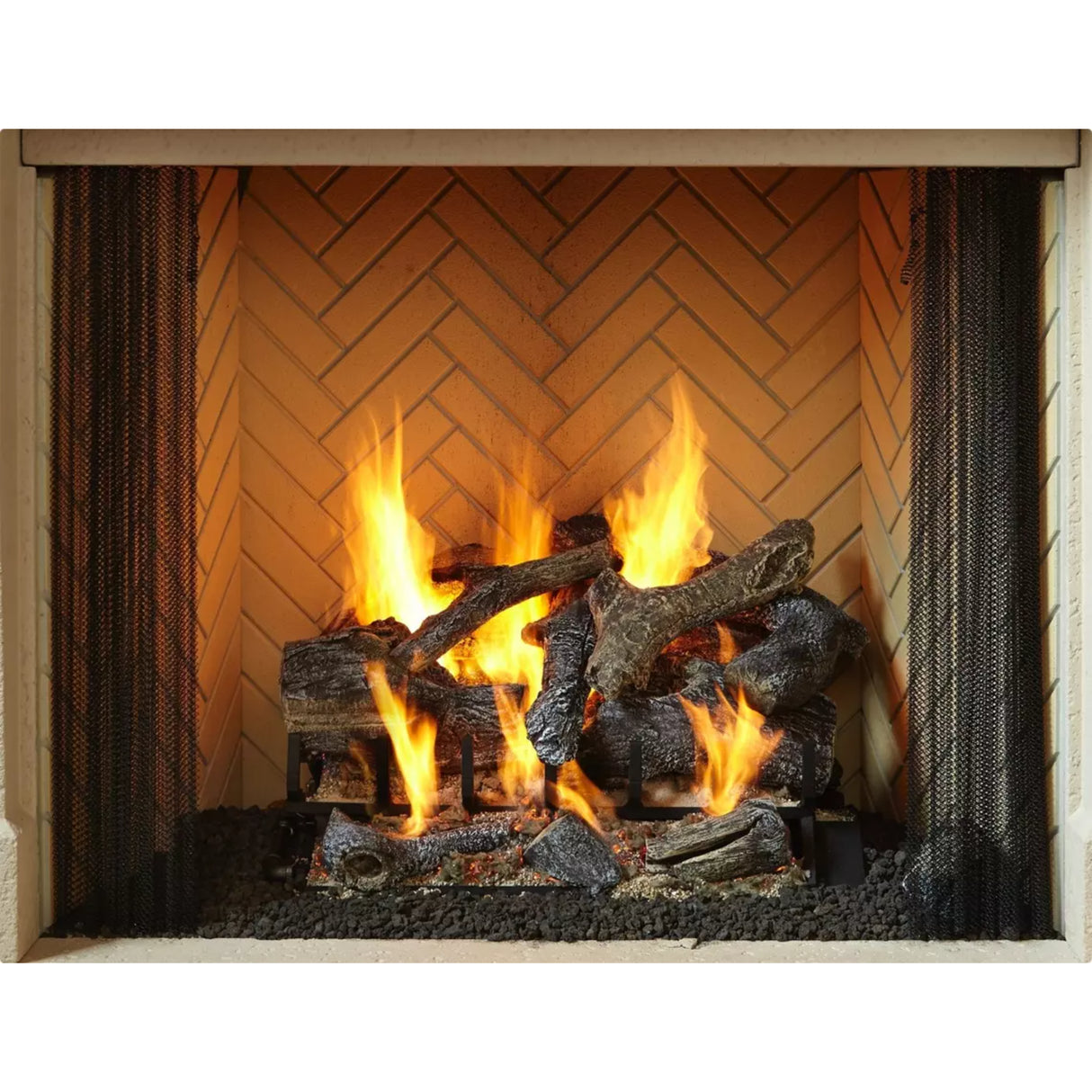 Heat & Glo Rutherford 36'' Wood Fireplace Radiant Heat Unit