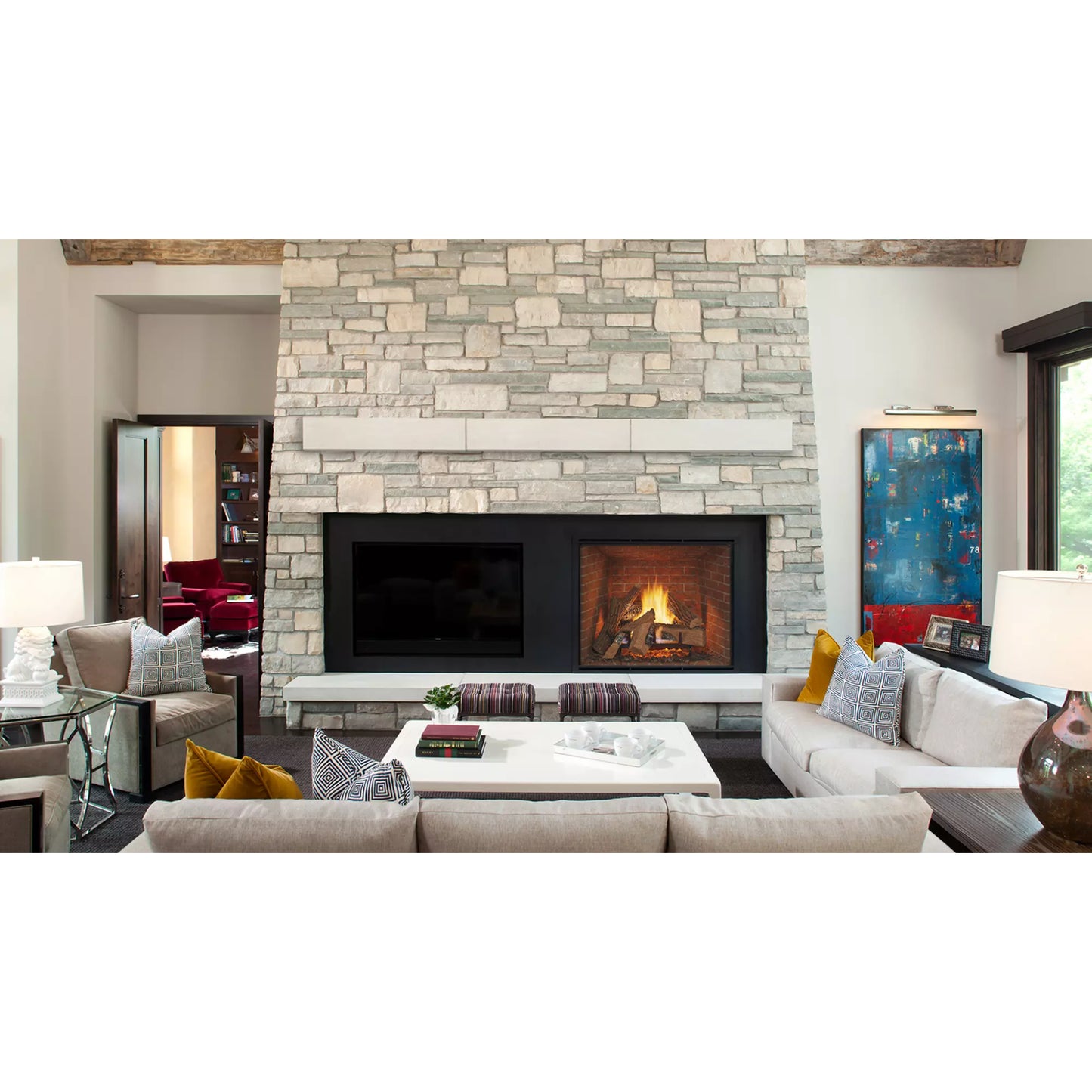 Heat & Glo TRUE 36" Direct Vent Indoor Gas Fireplace