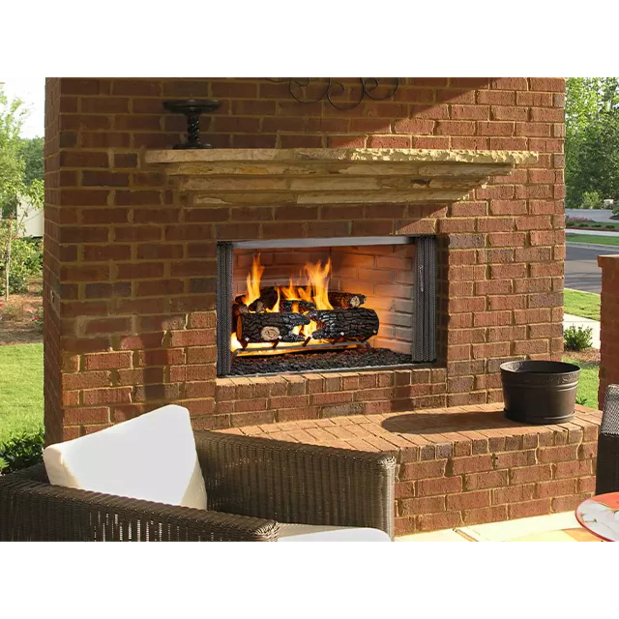 Heat & Glo 36" Outdoor VillaWood Firebox