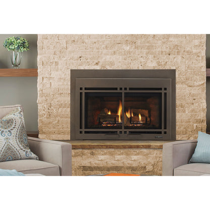 Majestic Ruby Small 25" Direct Vent Gas Fireplace Insert with Intellifire Touch Ignition System