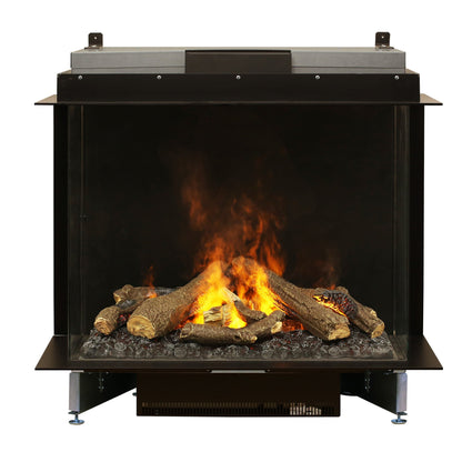 Dimplex Optimyst e-MatriX 39" Bay Three-Sided Built-in Water Vapor Electric Fireplace