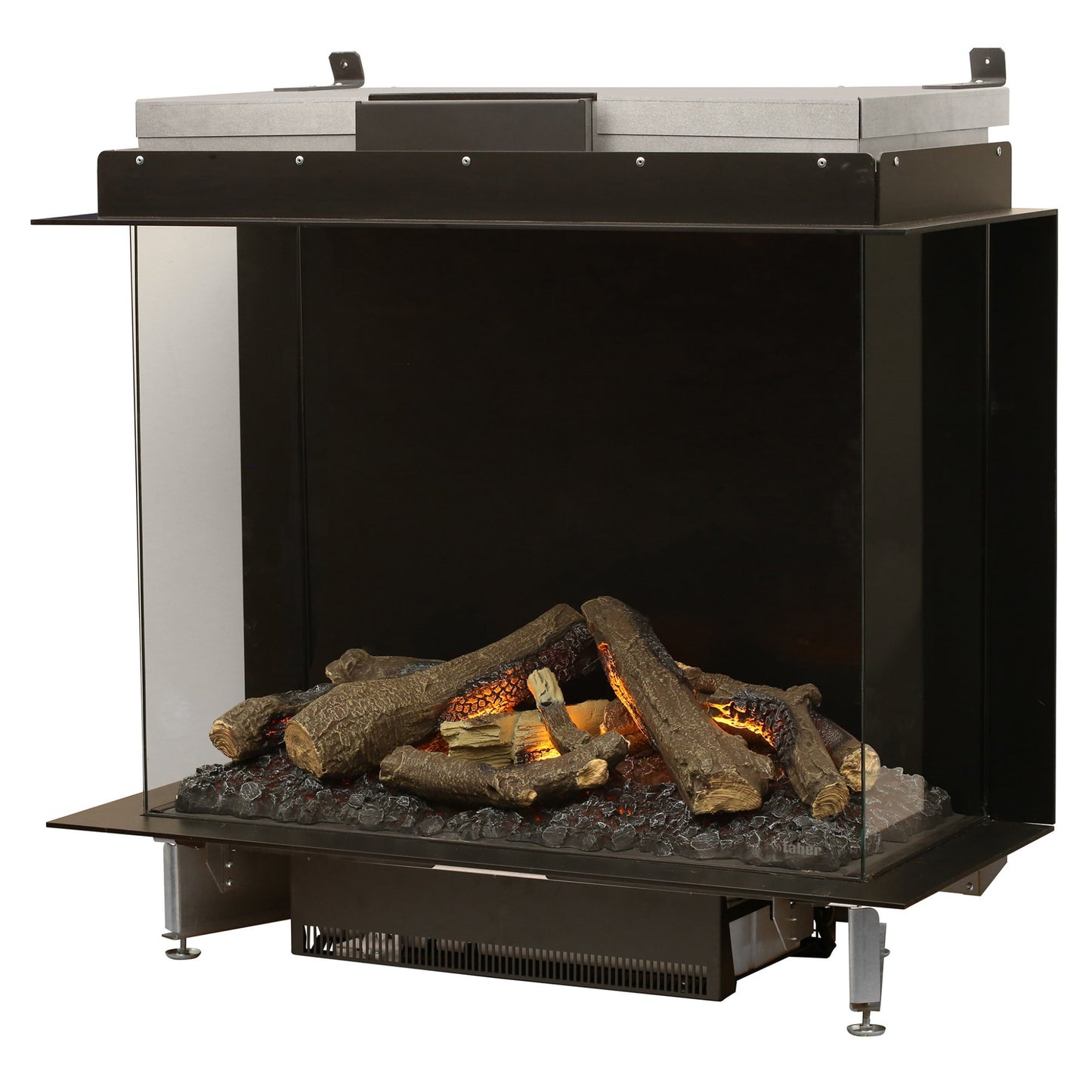 Dimplex Optimyst e-MatriX 39" Bay Three-Sided Built-in Water Vapor Electric Fireplace