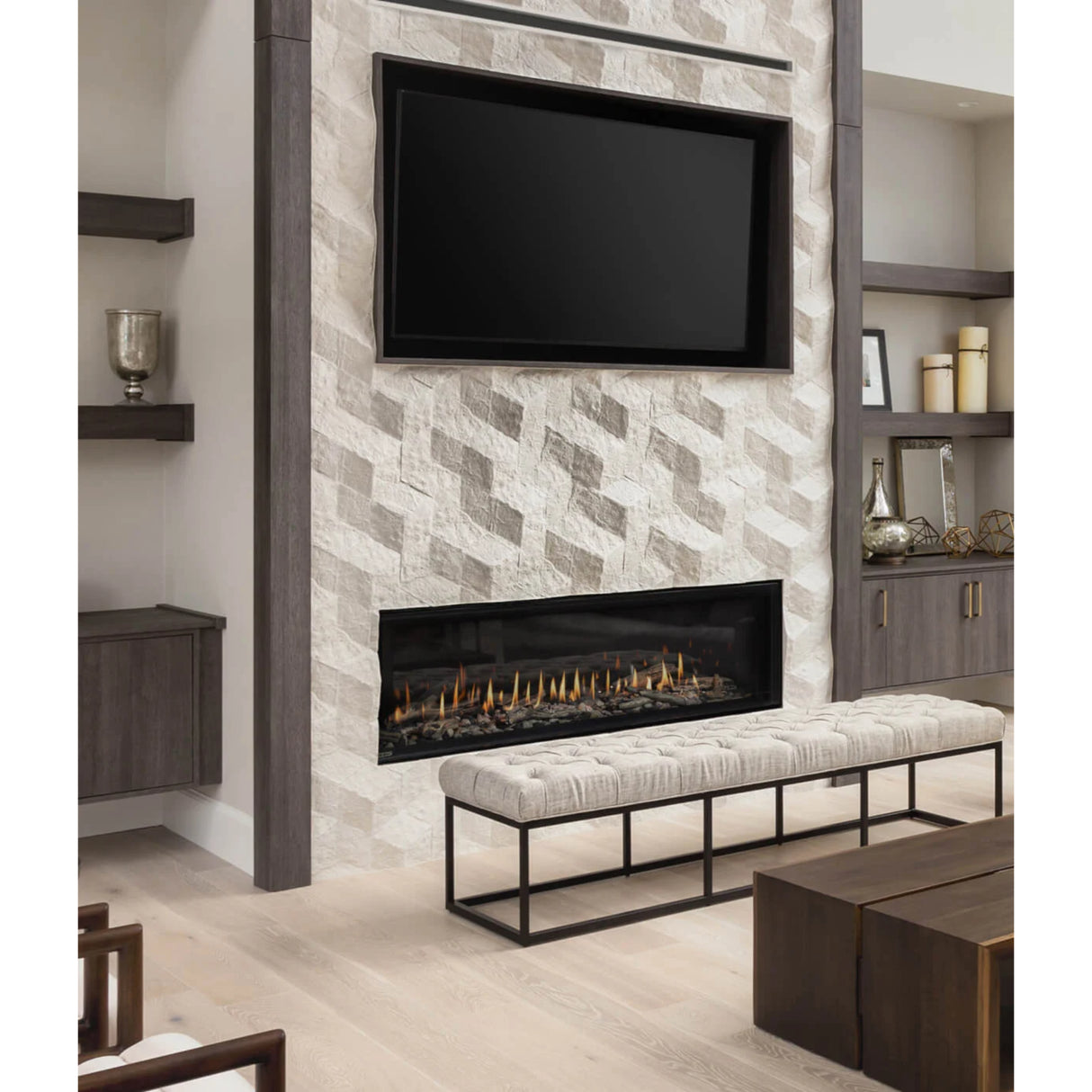 Montigo Distinction D6315 Single Sided Modern Gas Fireplace