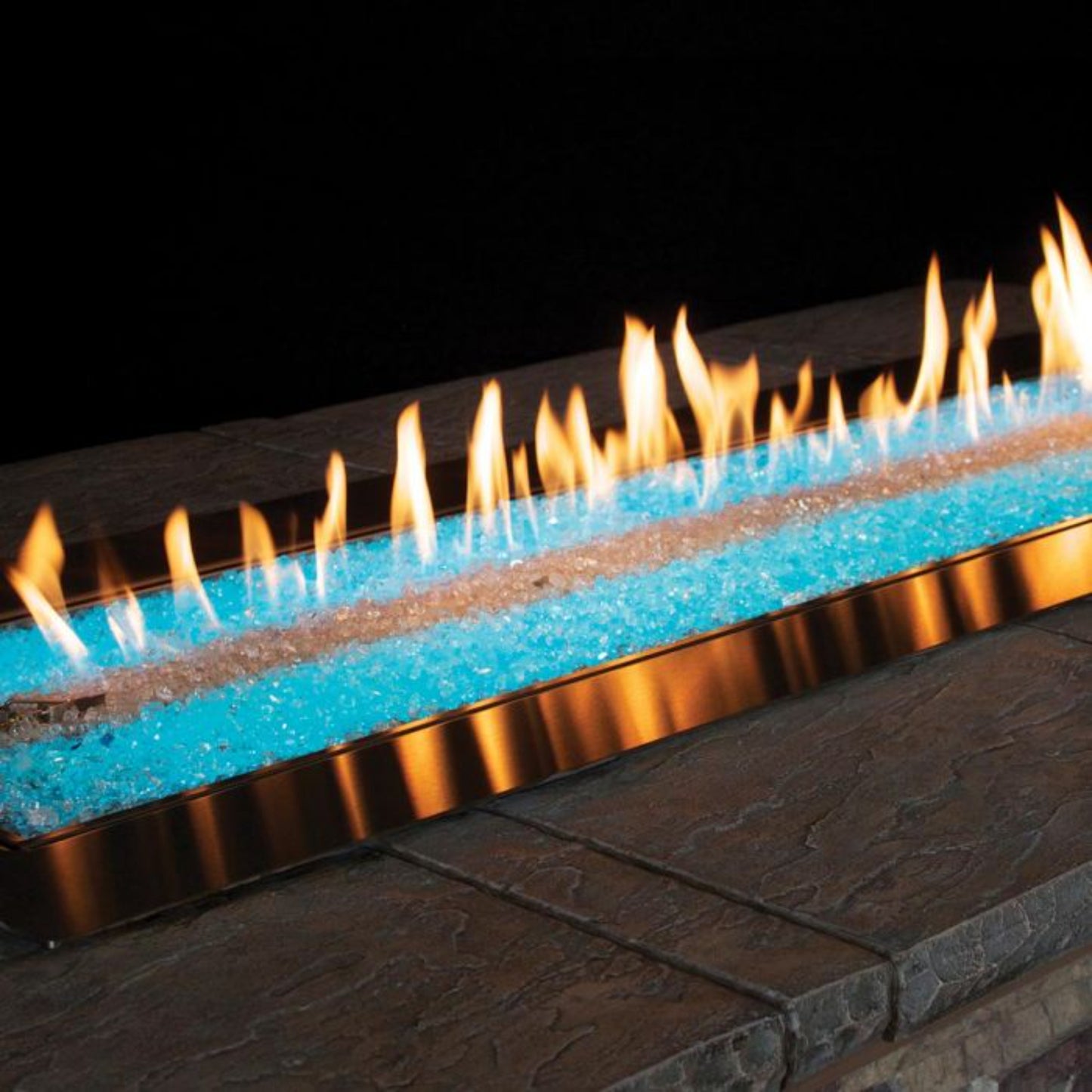 Empire Carol Rose Coastal Collection Linear 60'' Outdoor Fire Pit